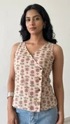 K 1111 By Naisha Printed Cotton Western Ladies Top